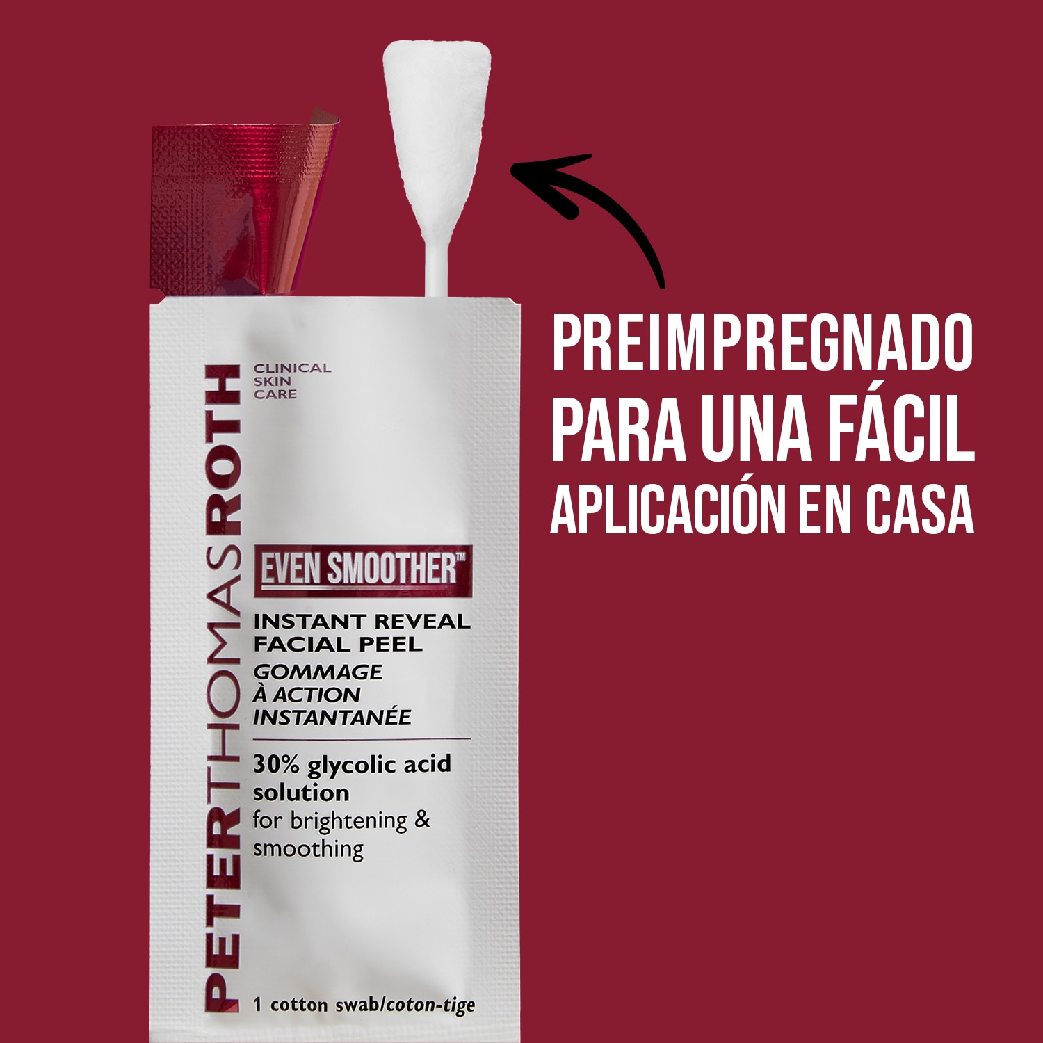 EVEN SMOOTHER INSTANT REVEAL FACIAL PEEL (PEELING FACIAL INSTANTÁNEO)